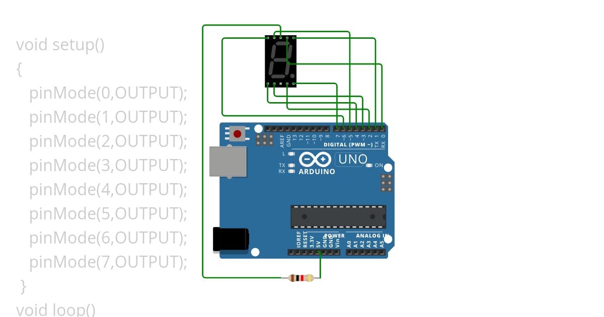 SEVEN SEGMENT simulation