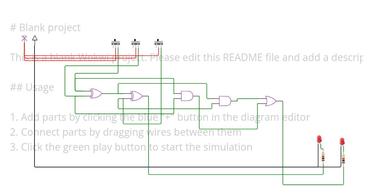 Somador de 1 bit simulation