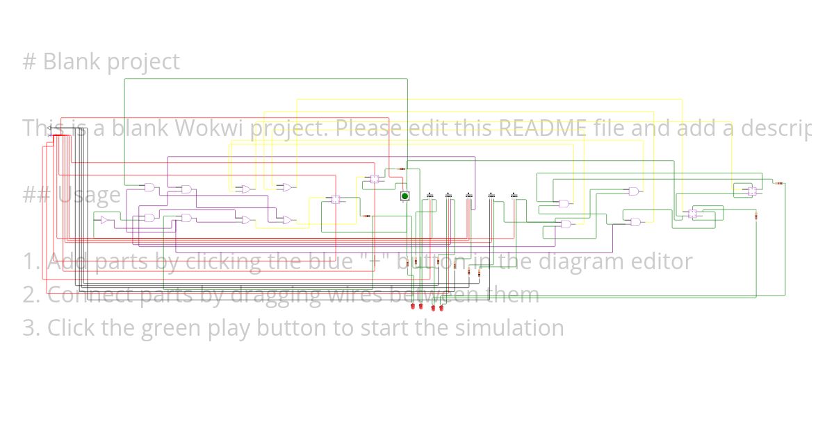Regitrador de 4 bits simulation