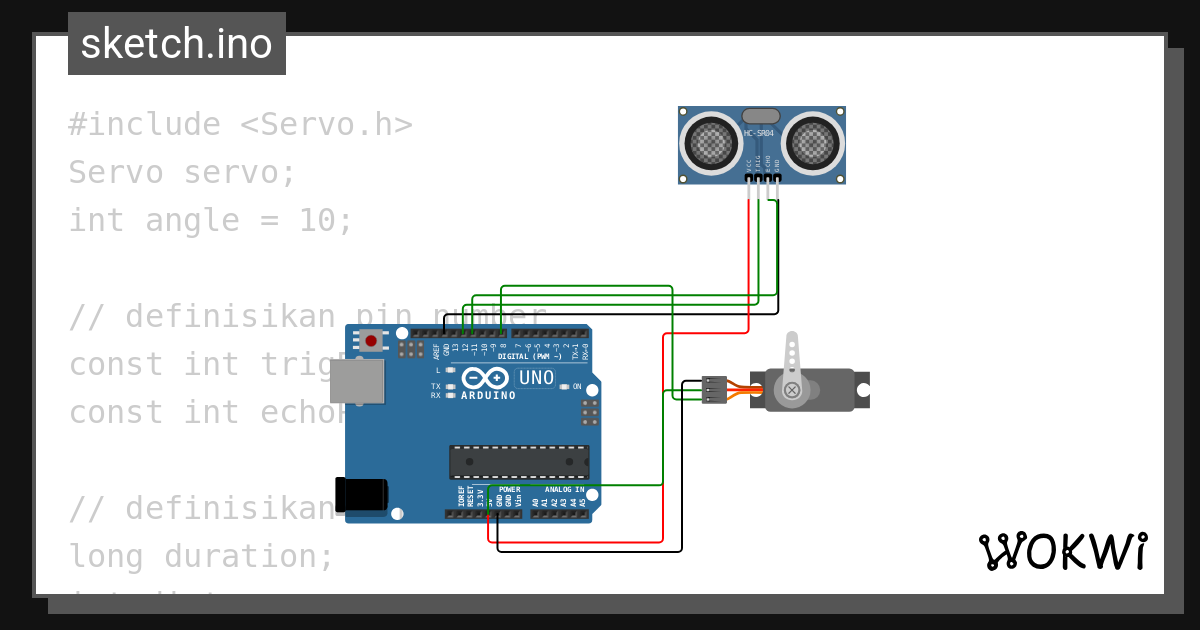PALANG PINTU - ARDUINO UNO - Wokwi ESP32, STM32, Arduino Simulator