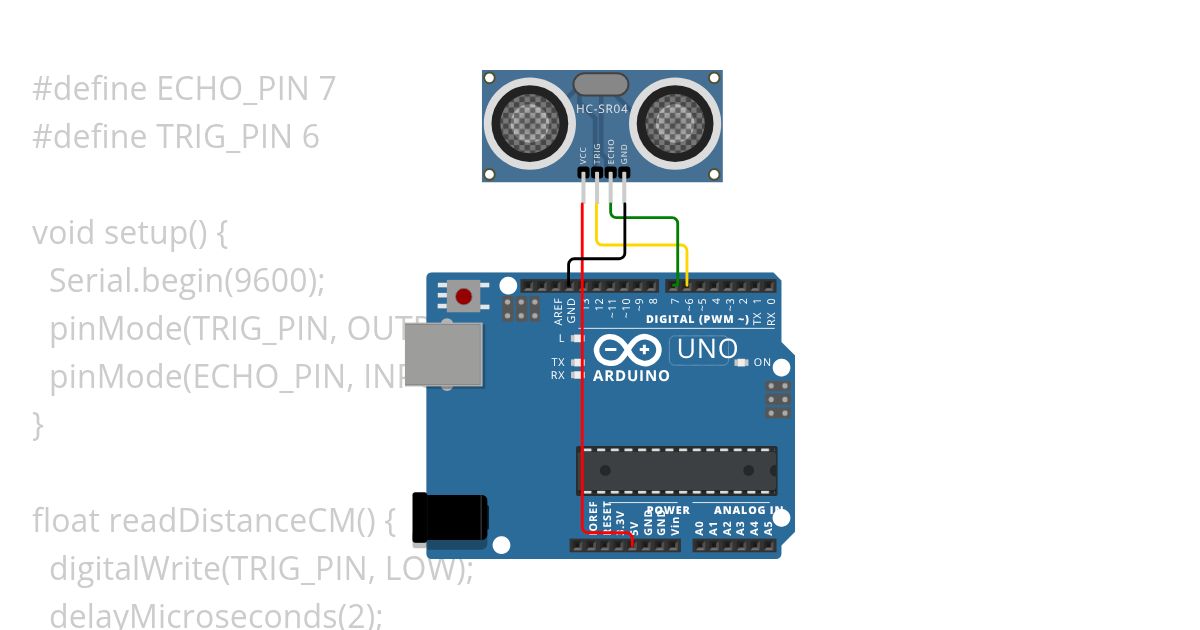 Ultrasonic Contoh simulation