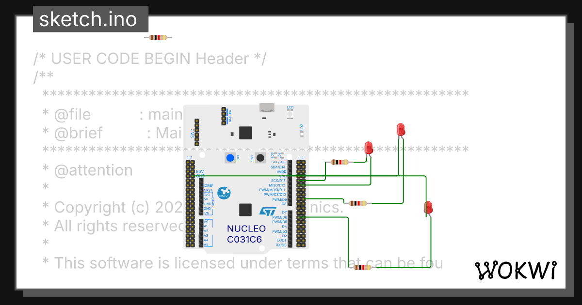 Wokwi online esp32 stm32 arduino simulator