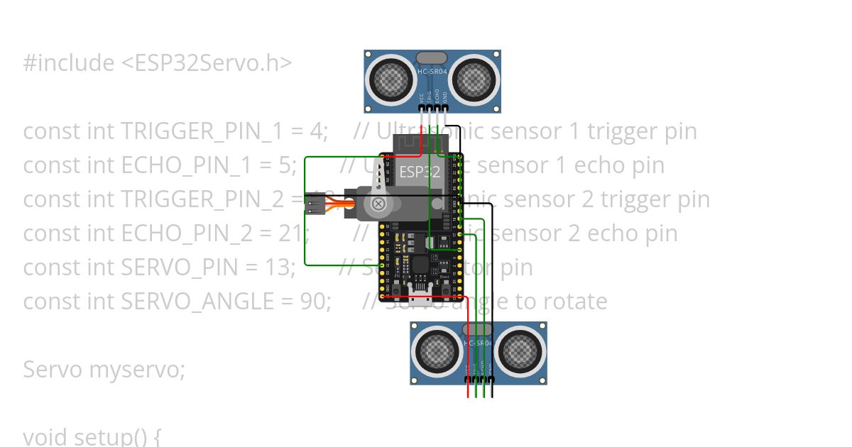 Two ultra one servo simulation