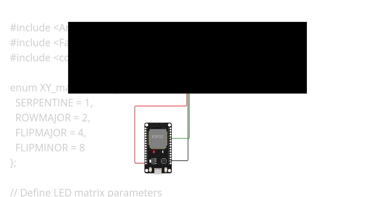 Move Smooth line on LED matrix with Bresenham Algorithm simulation