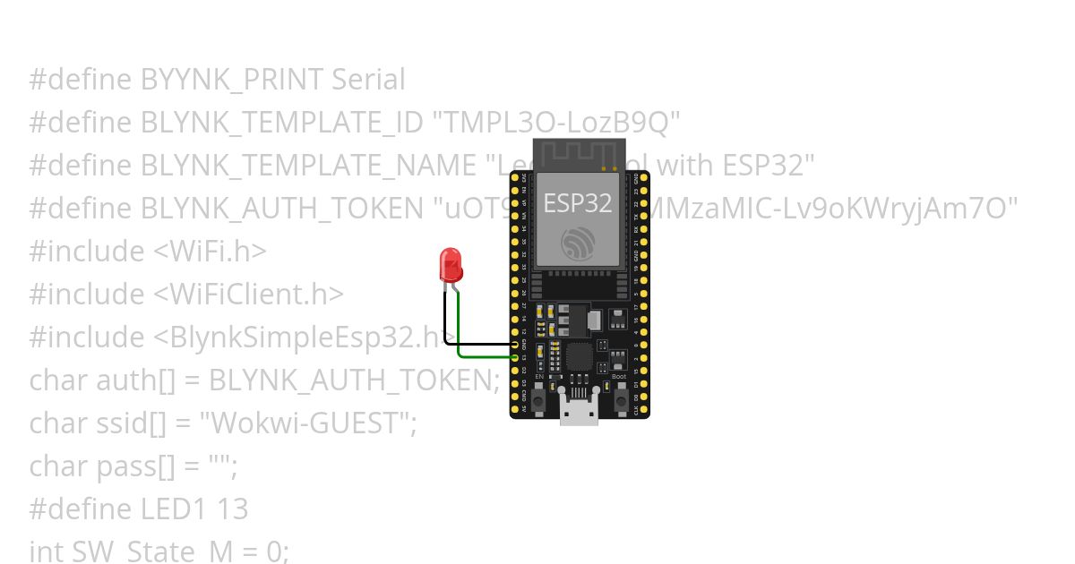 Led with Wifi simulation