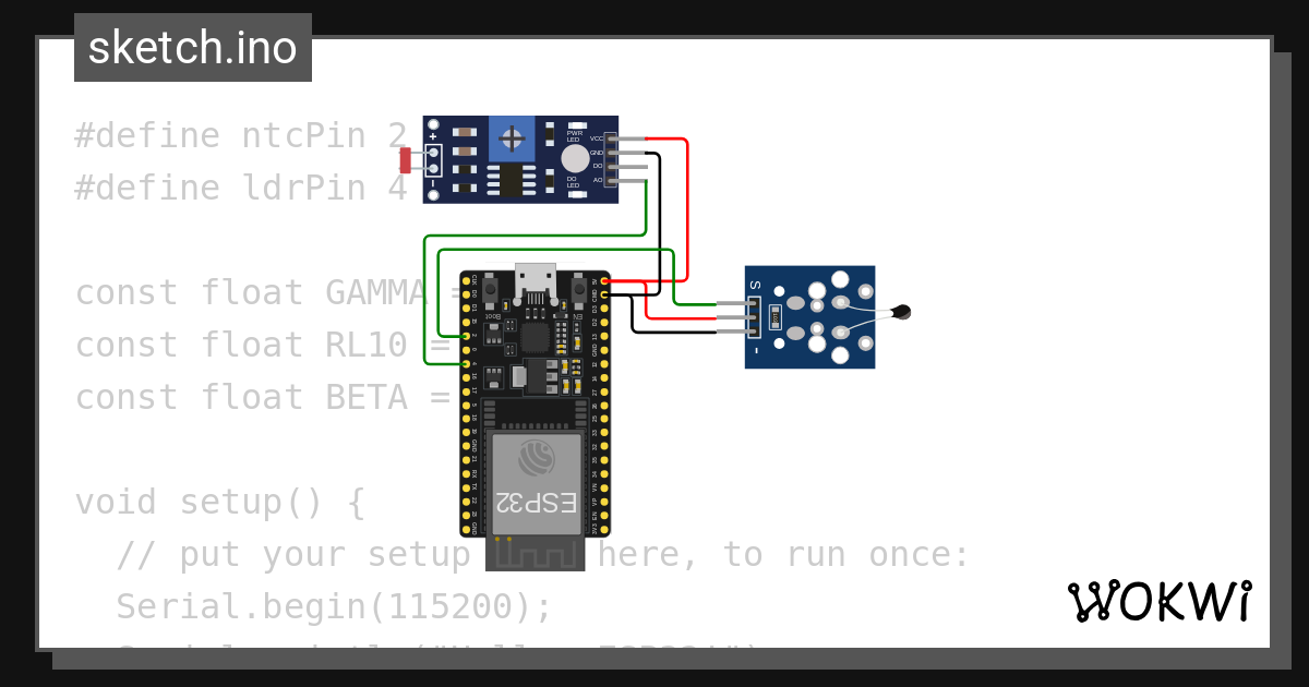 Iot sensor wokwi esp32 stm32 arduino simulator