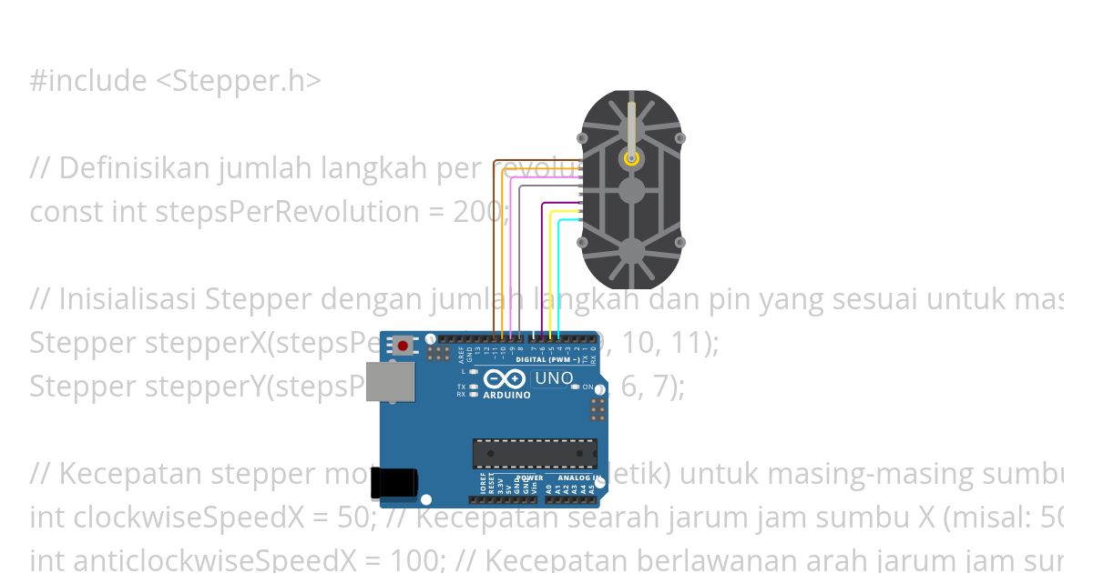 Biaxial Steppermotor - MySkill simulation