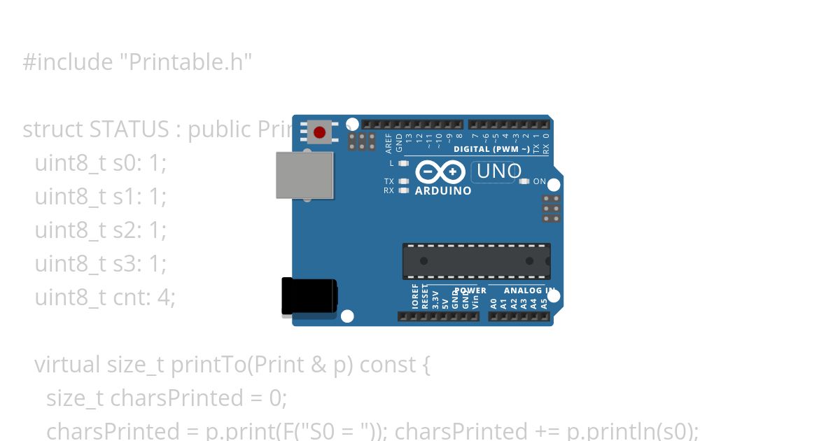 struct prints itself simulation