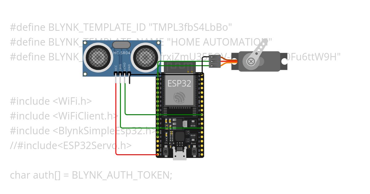 servo blynk simulation