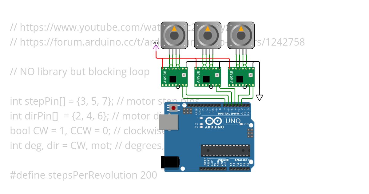 threermotors simulation