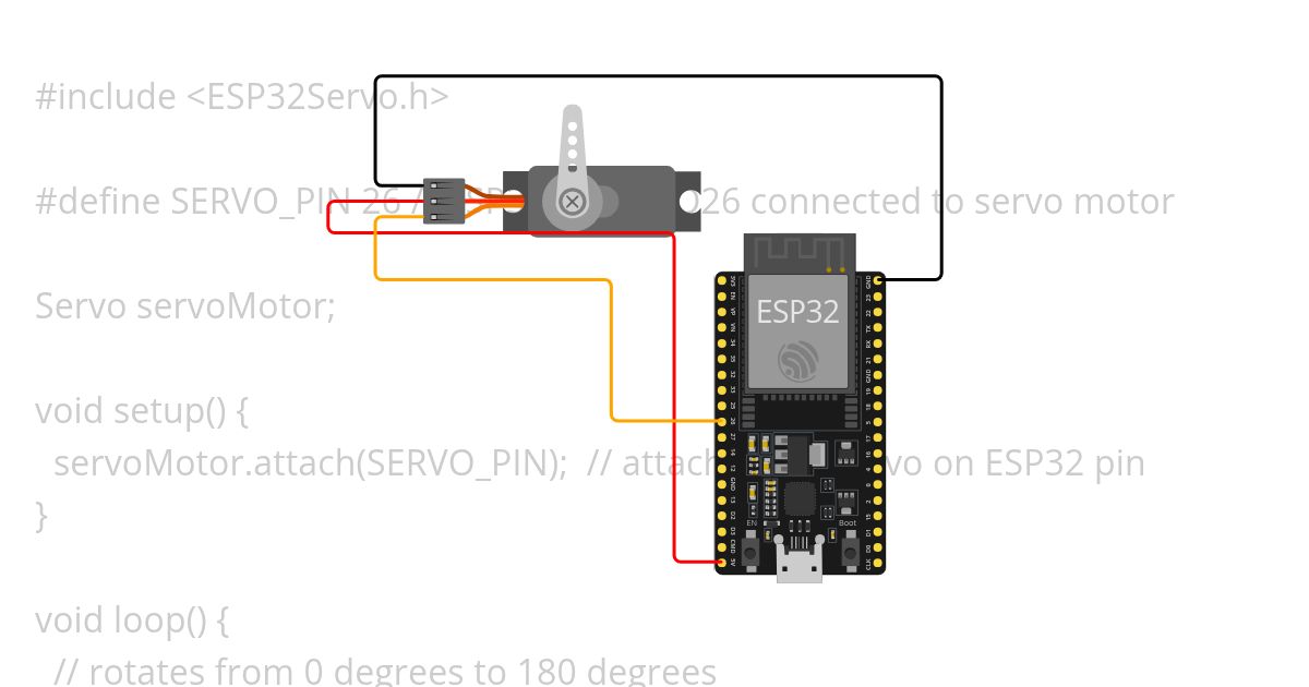 esp32SERVO simulation