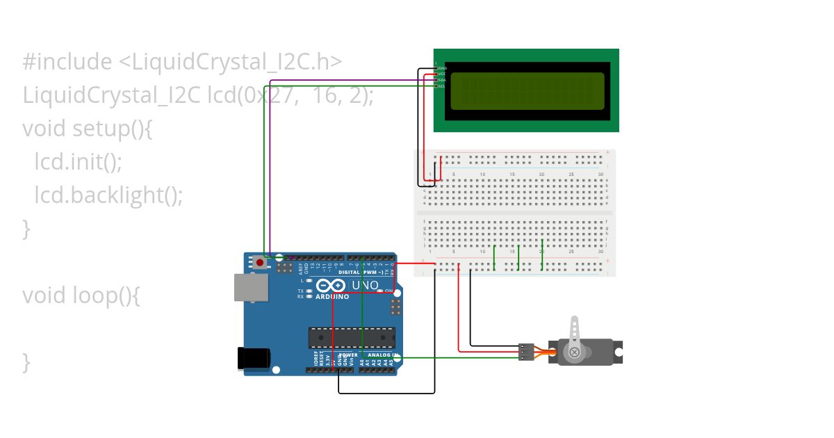 lcd servo simulation