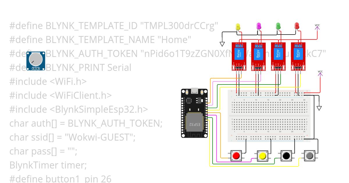 Blynk_SWitch and light simulation