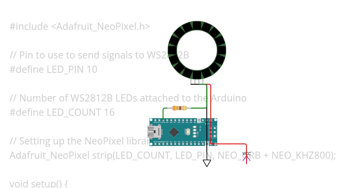 test led arduino simulation