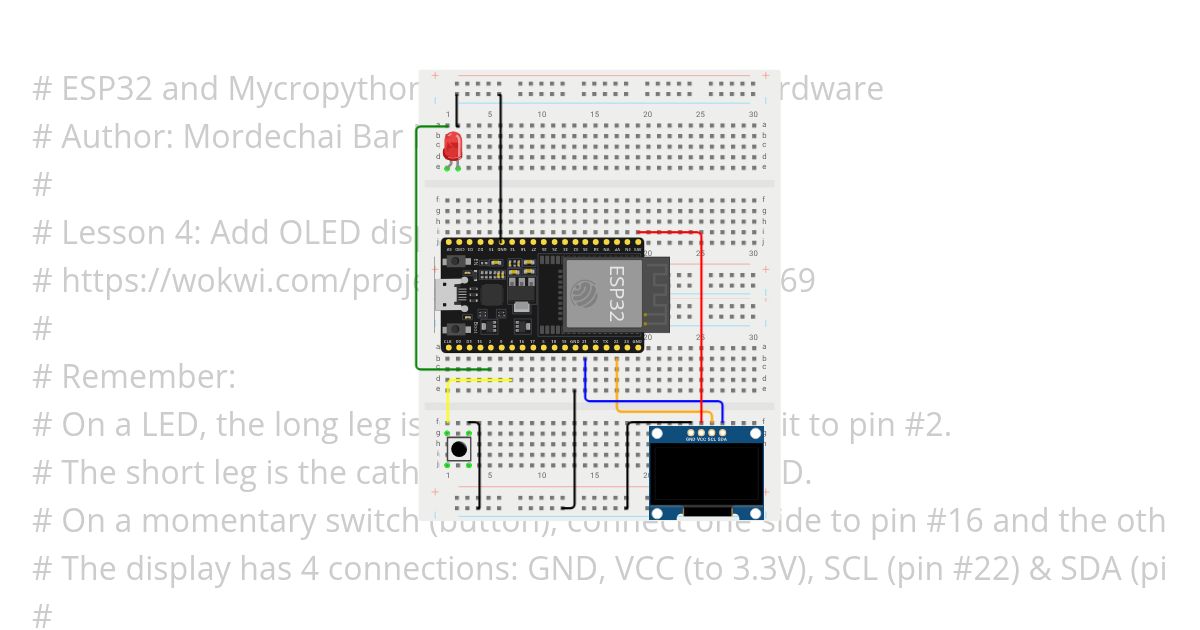 04 - Add OLED display simulation