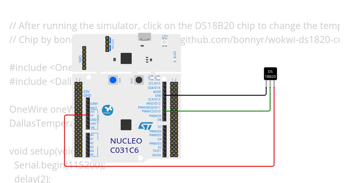 stm32_ds18b20 simulation