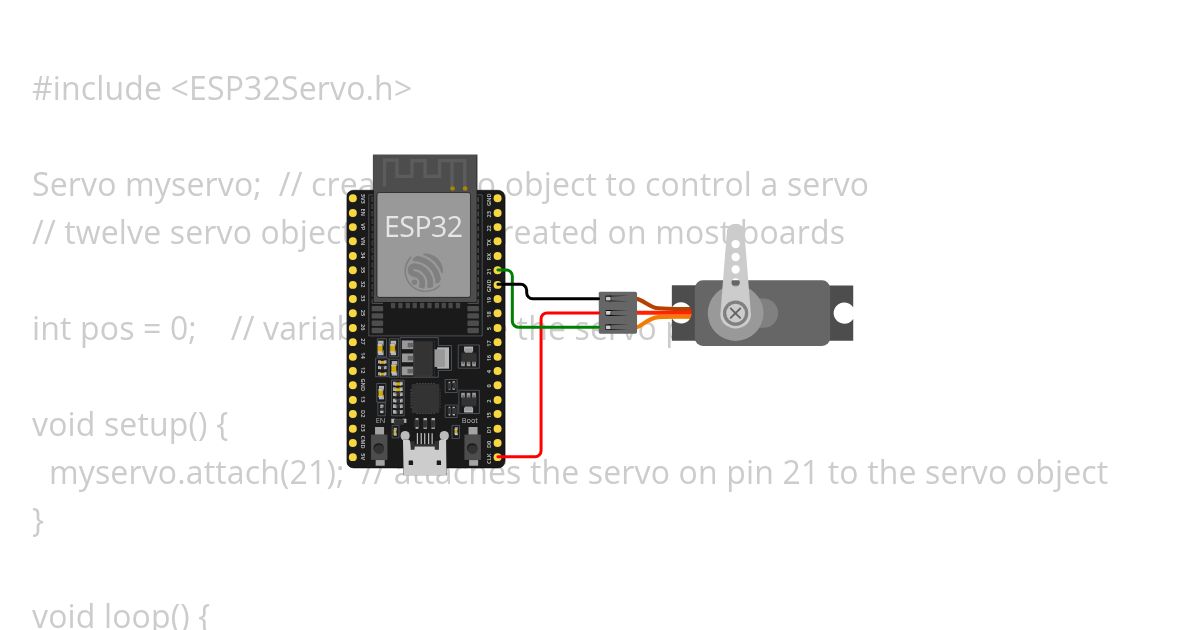 PWM untuk mengatur Motor Servo simulation