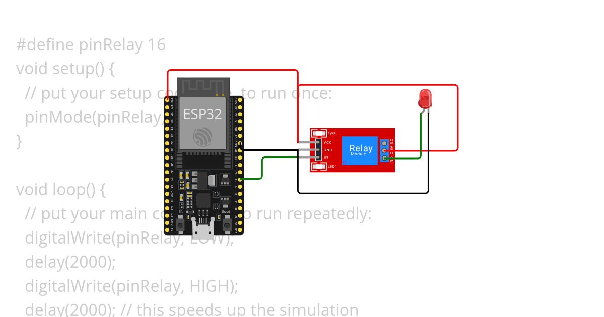 Prak 1 sesi 17 (Relay LED) simulation