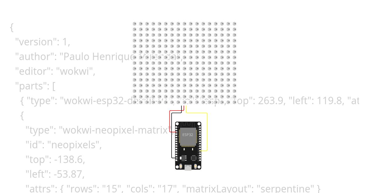 CSTEI - PROTO - MQTT LED MASK simulation