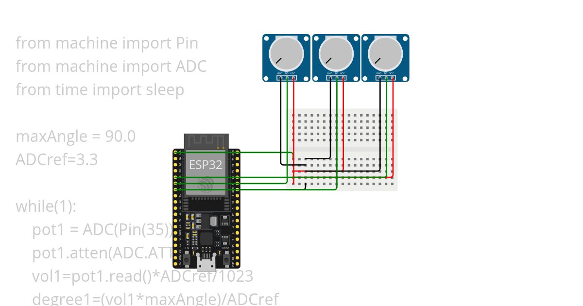 pot esp32 simulation
