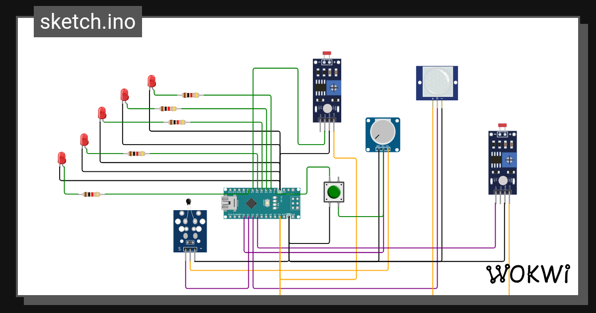 Nano 6 - Wokwi ESP32, STM32, Arduino Simulator
