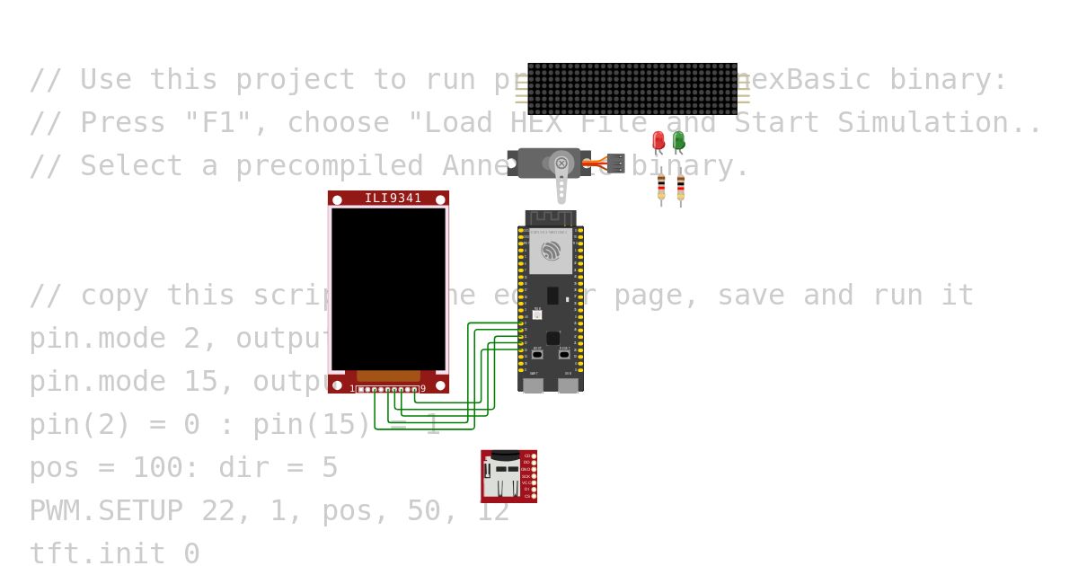 annex32-s3 no firmware simulation