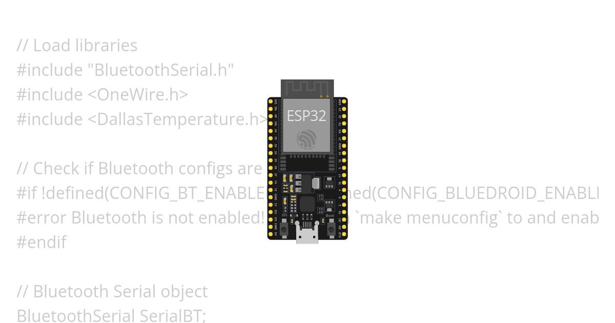 ESP32 Temp LED simulation