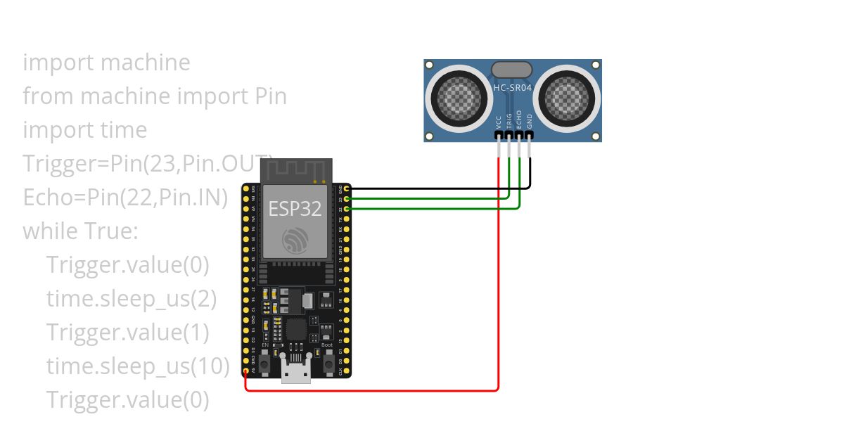 ultrasonic sensor--- (HC-SR04) simulation