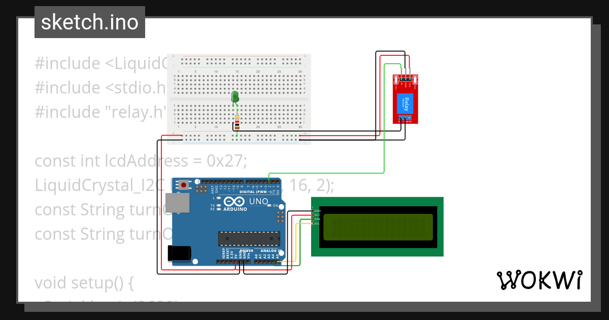 relay - Wokwi ESP32, STM32, Arduino Simulator