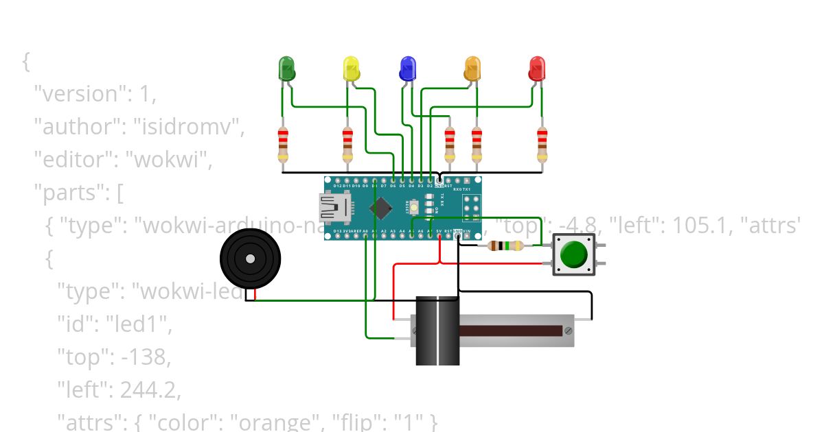LEDs in nano simulation