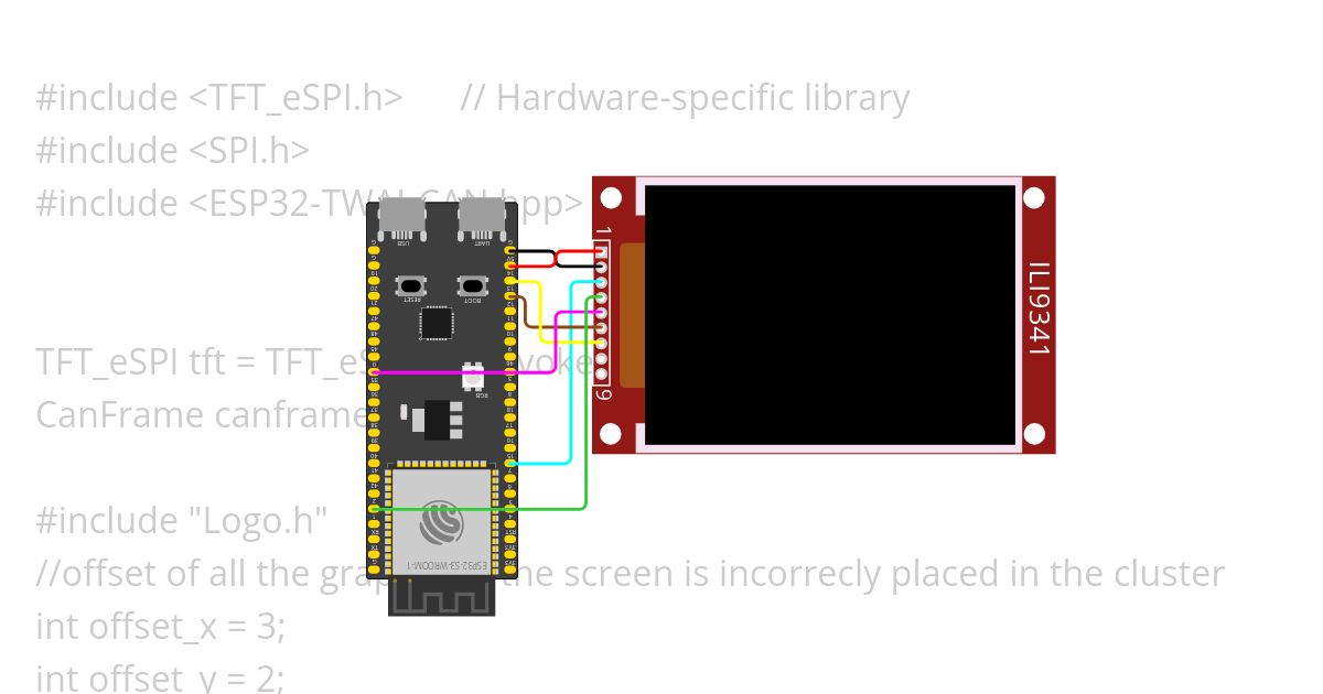 TFT_eSPI ESP32-S3 Test simulation