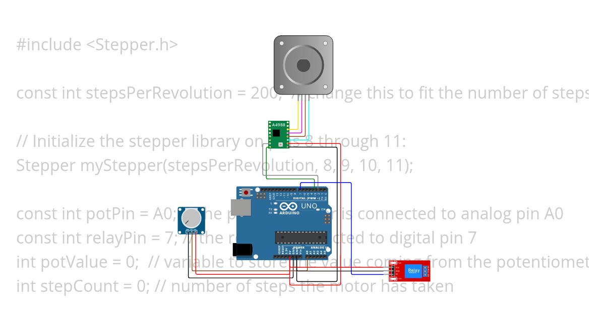 arduino e motorpasso simulation