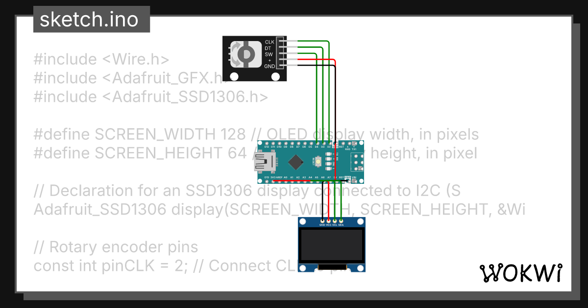 Arduino oled 1 wokwi esp32 stm32 arduino simulator