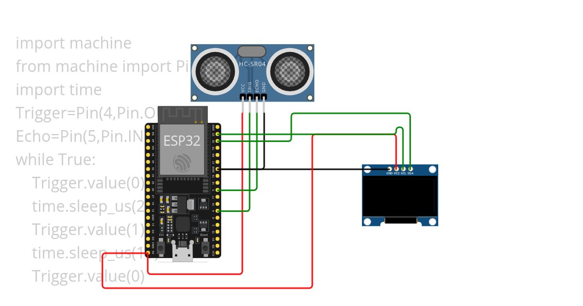 ultrasonic sensor m simulation