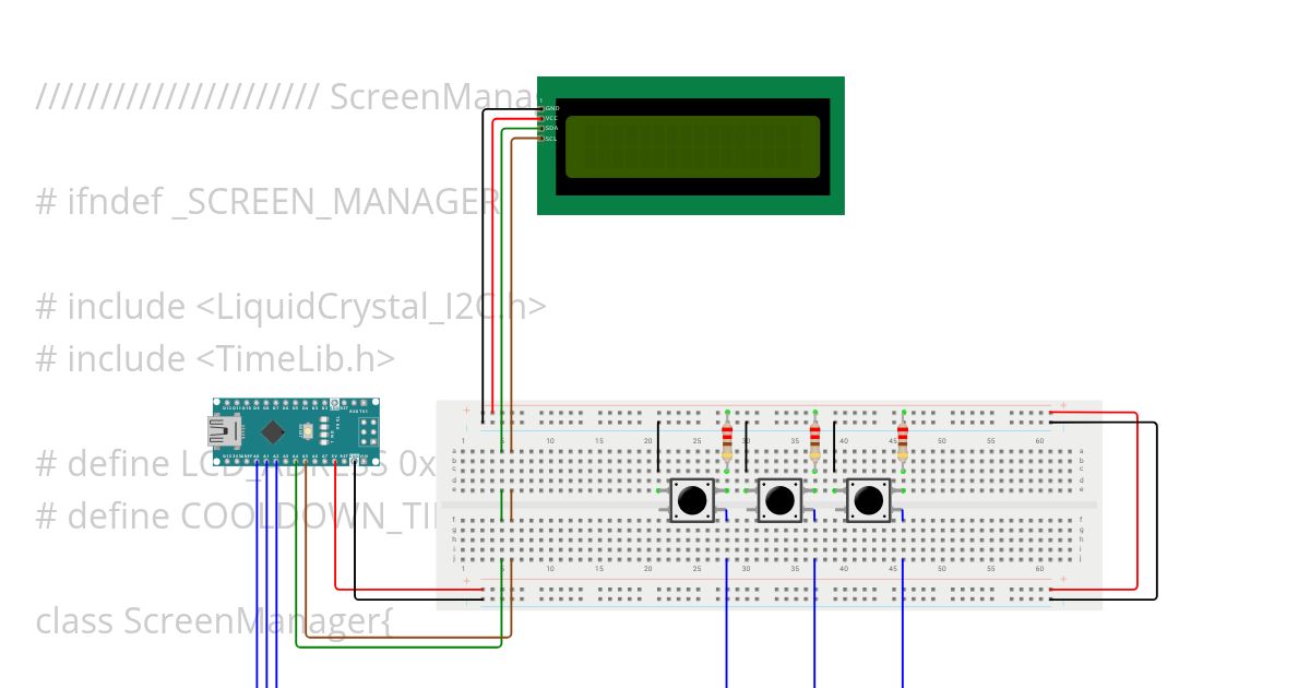 LCD Wake up v2 simulation