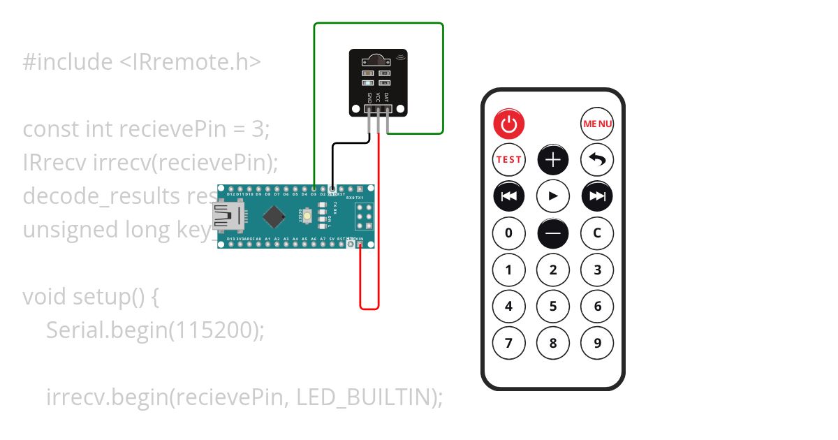 IR Remote Read simulation