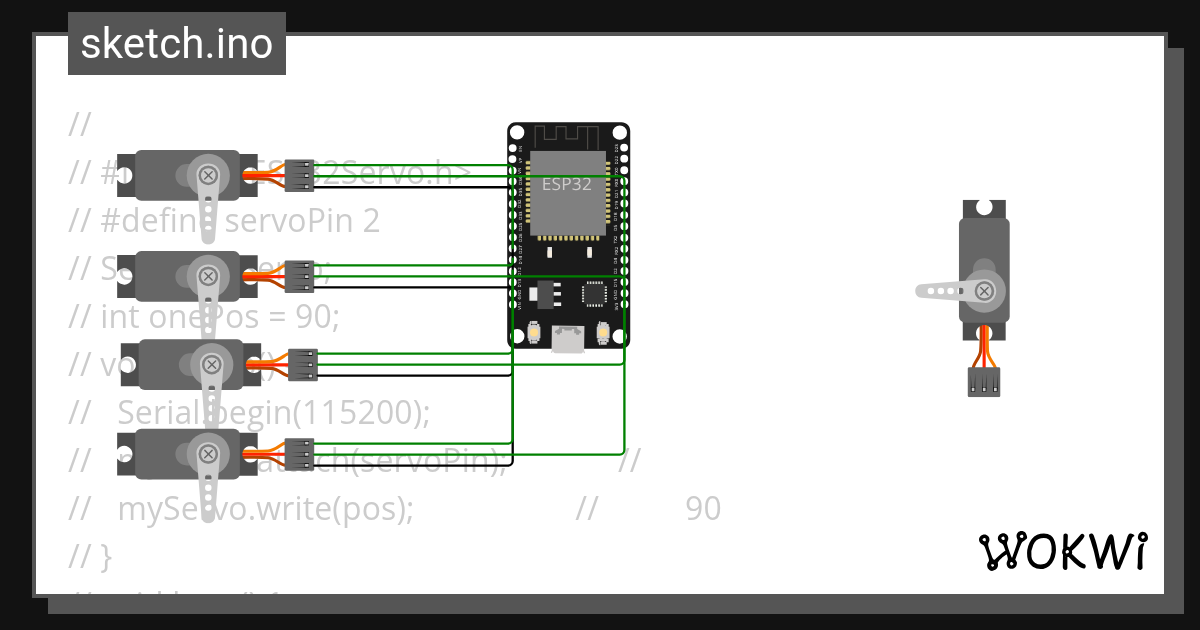 4/11 馬達 - Wokwi ESP32, STM32, Arduino Simulator
