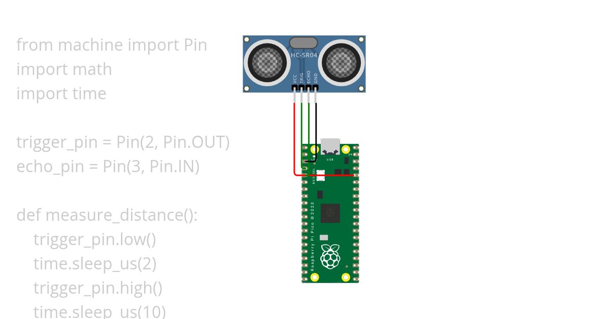Ultra Sonic Sensor simulation