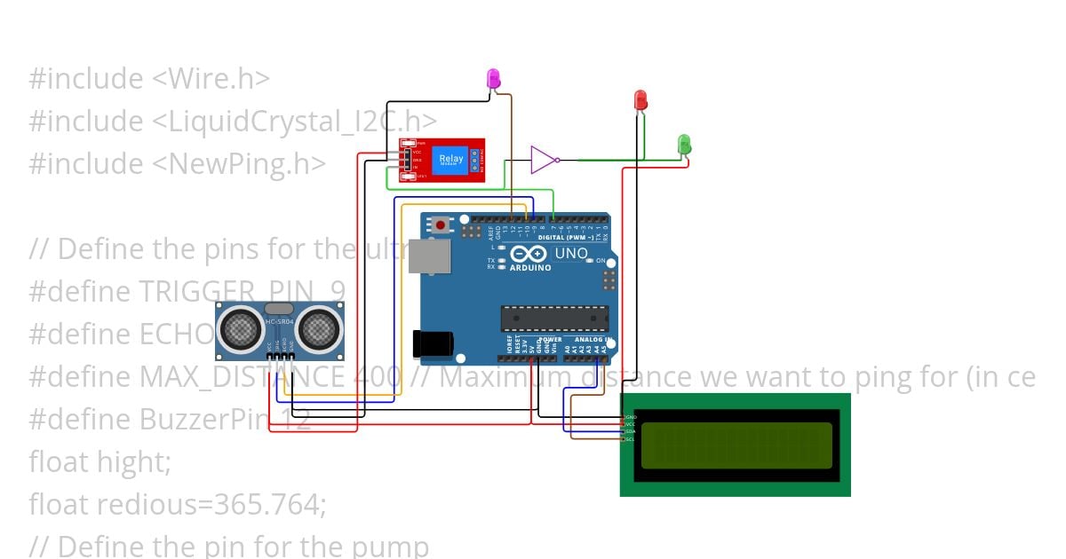 Water Pump On Off simulation