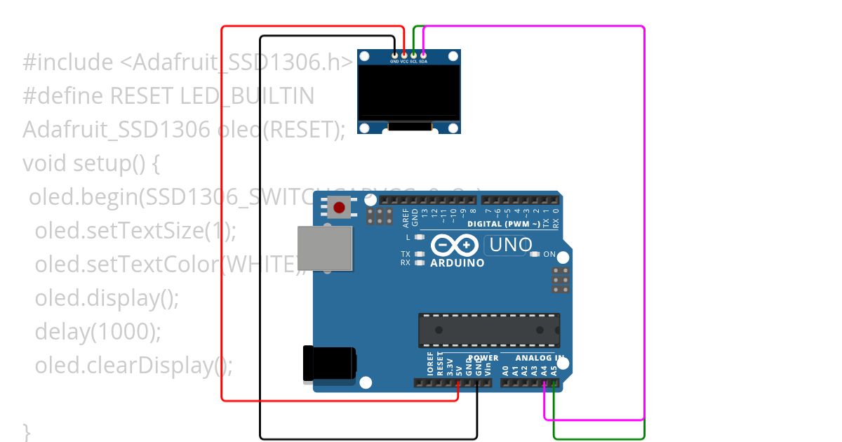 OLED Display simulation