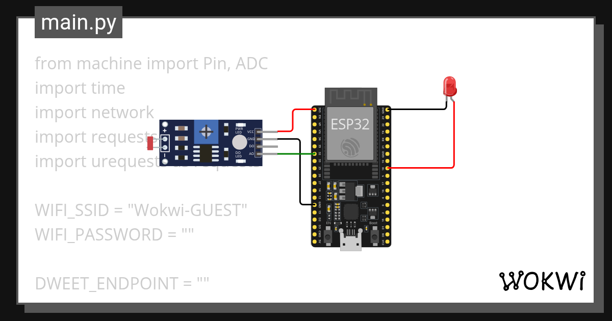 Lab4 - Wokwi ESP32, STM32, Arduino Simulator