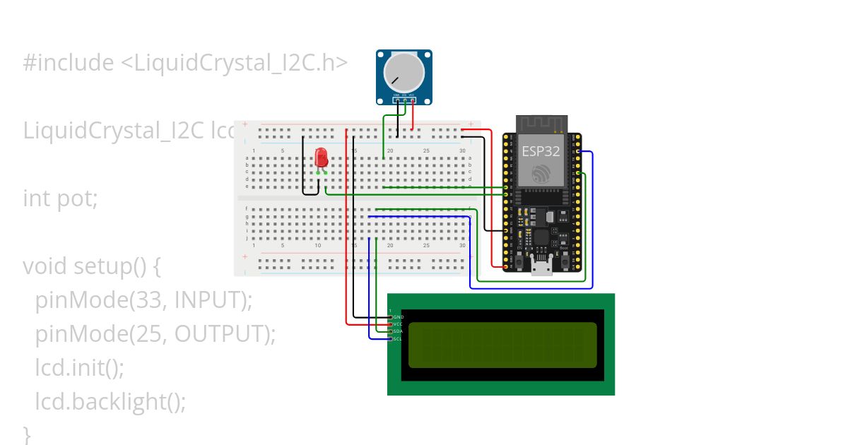 Potentiometer simulation