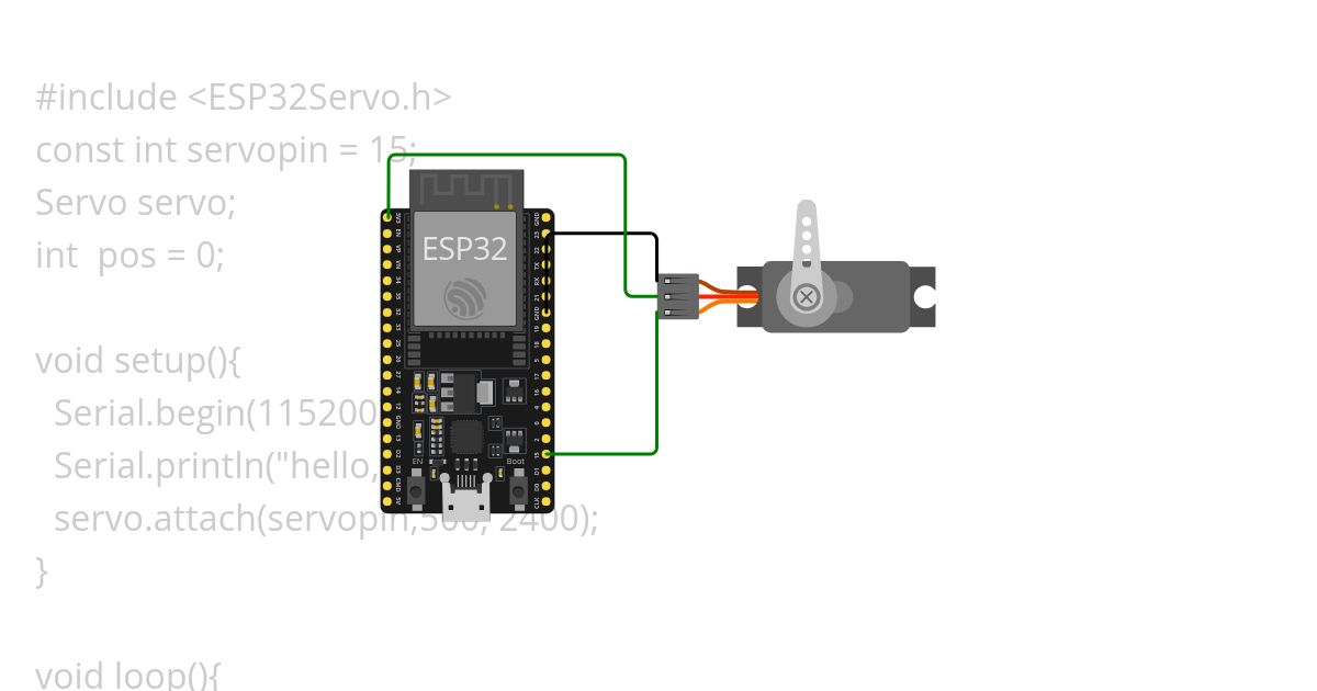 Servo test simulation