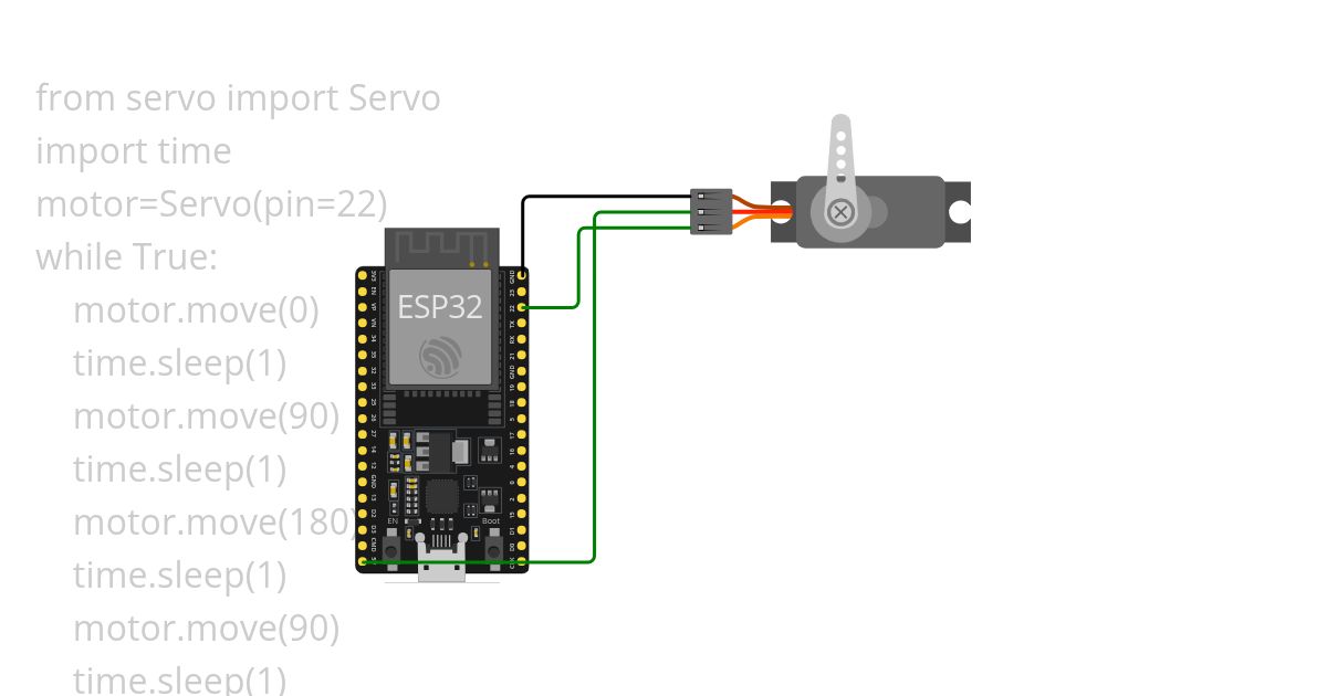 servo motor interfacing m simulation
