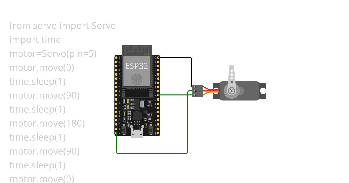 servo without lib simulation