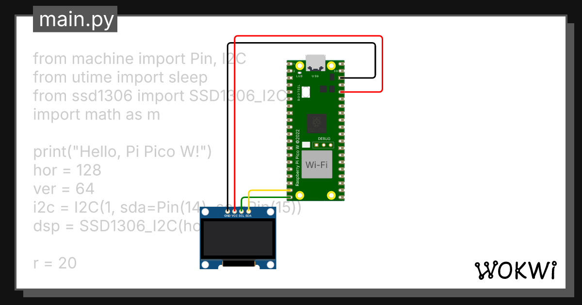 L25 oled lissajoux wokwi esp32 stm32 arduino simulator