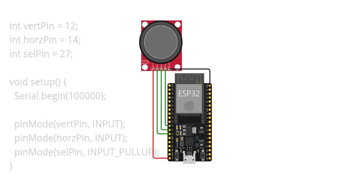 analog joystick simulation