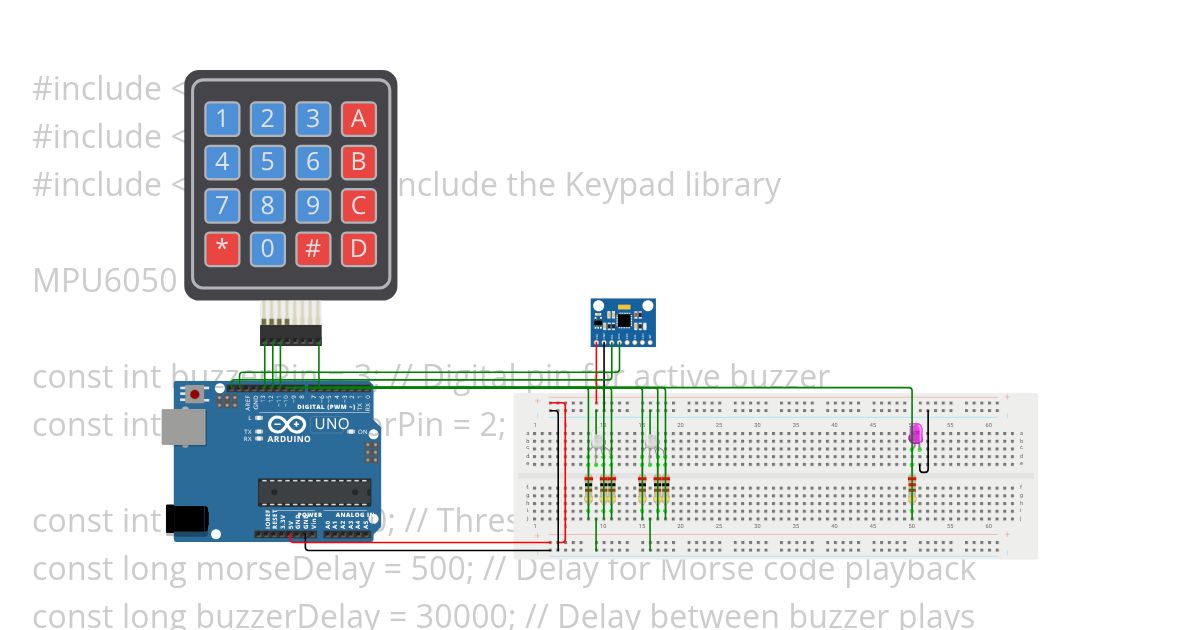 Accelerometer movement tracking simulation