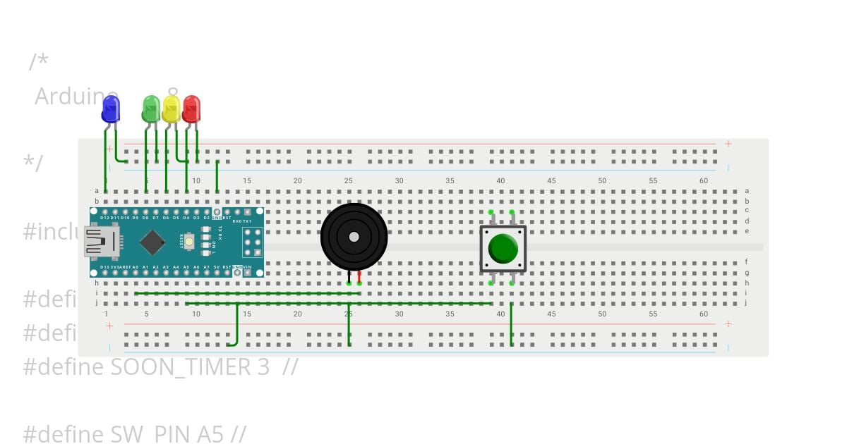 ・Arduino入門(8)_メロディー再生 simulation