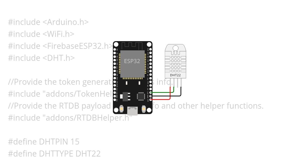 DHT 22  Firebase simulation
